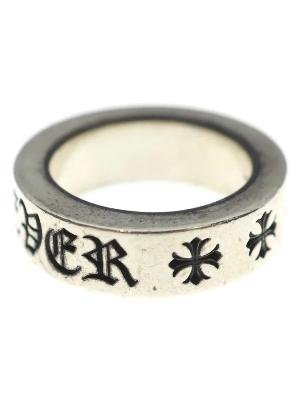 Chrome Hearts Spacer Forever Ring Silver